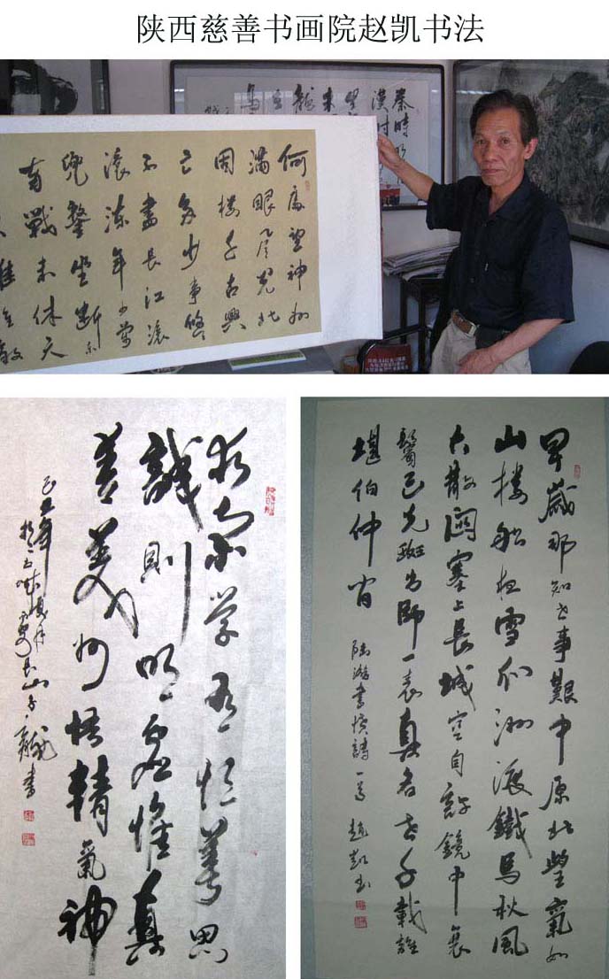 东方白大草书法艺术 专题 历届大草书法展 慈善书院赵凯先生-在东方