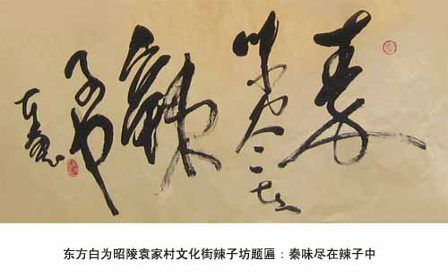 东方白大草书法世界之东方白大草堂-李世民脚下袁家村关中文化街